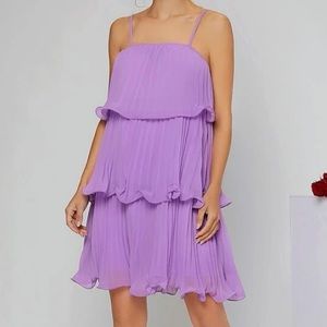 New never worn purple layered dress